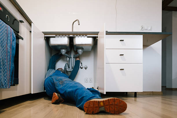 Professional Drain Cleaning technician working in Cheriton, VA